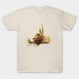 Castle watercolor impression T-Shirt